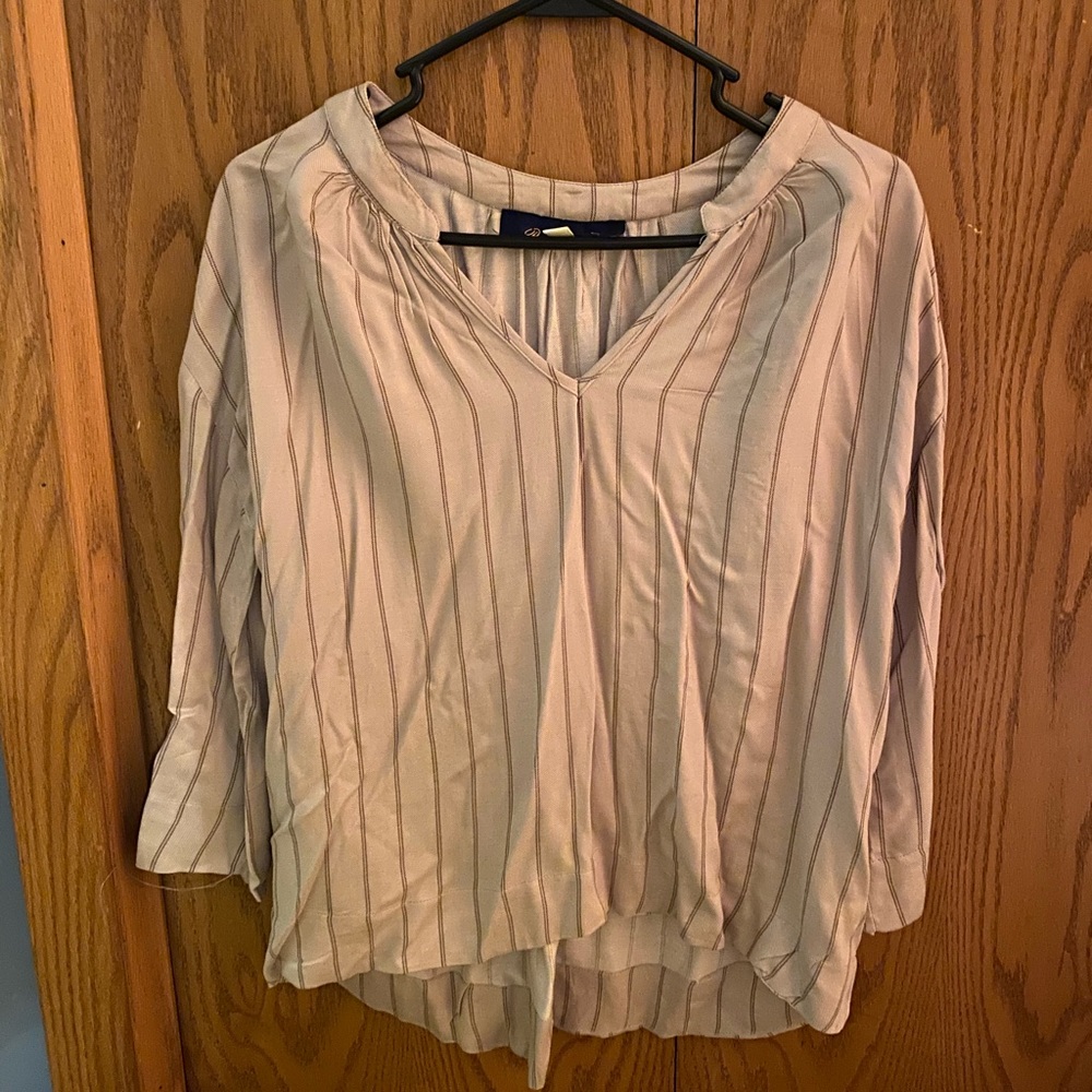 Beige Stripped Shirt